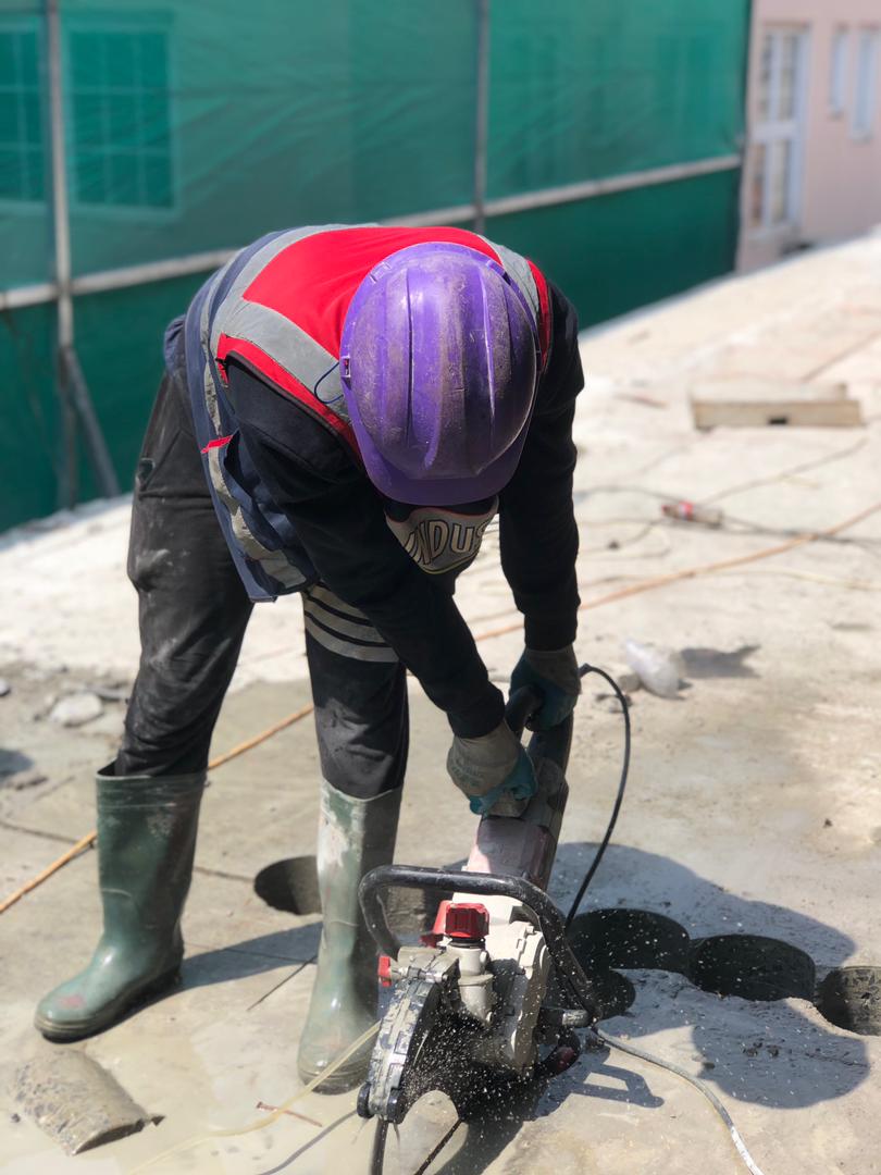 concrete core